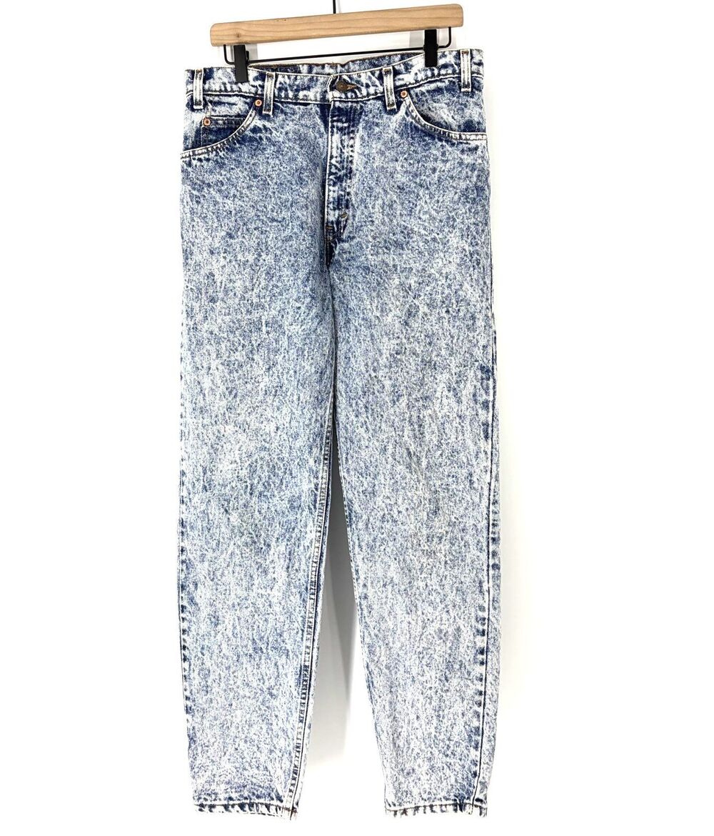 Levi's Men's Straight Acid Wash Blue Jeans